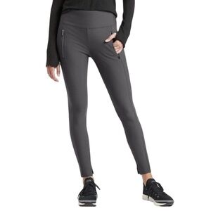 Athleta Stellar Tight gray Leggings Workout Travel